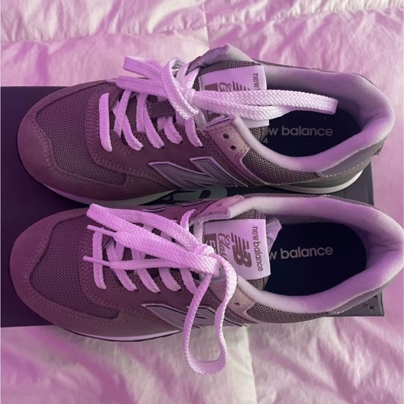 New balance 574 Woman GREY WHITE size 8 1/2 - Picture 4 of 4